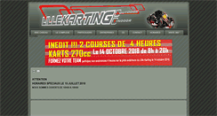 Desktop Screenshot of lillekarting.fr